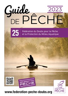 Guide de Pêche 2023 et Cartes de Pêche dans le Doubs